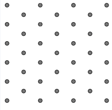 Triangular dot paper.