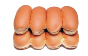A package containing 8 buns.