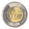 A toonie (two dollars).