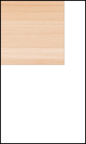 A 9x9 tile laid in the top right corner of a 12 by 20 rectangle.