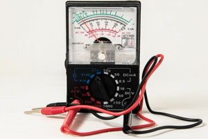 A voltmeter.