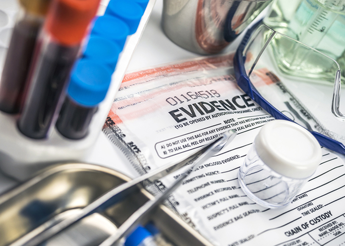 Evidence in a police investigation