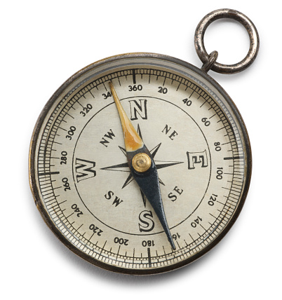 An image of a compass.