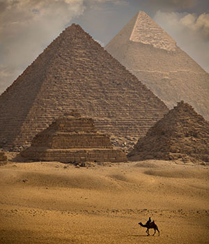 Pyramids in Egypt.