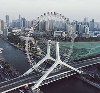 Tianjin Eye in Tianjin, China.