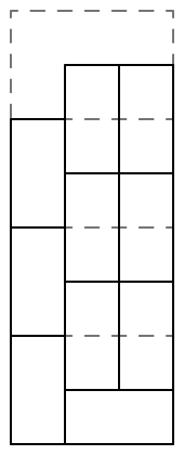 The previous arrangement reflected left to right.
